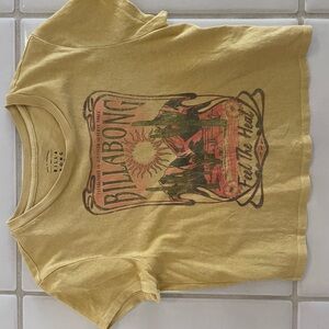 Billabong Kids Yellow Graphic T-Shirt